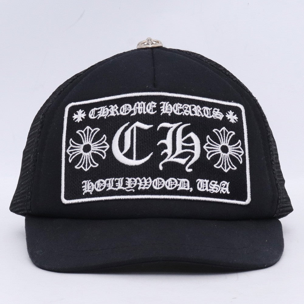 CHROME HEARTS Kids Trucker Cap Black Size ONE SIZE