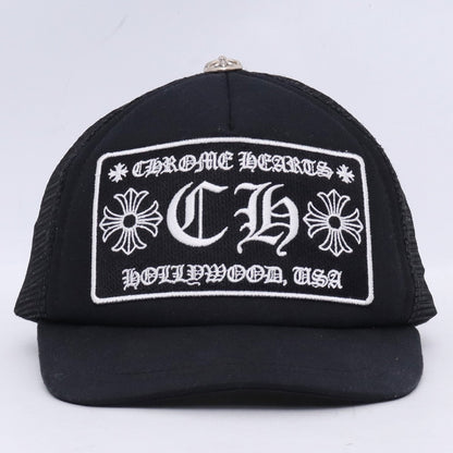 CHROME HEARTS Kids Trucker Cap Black Size ONE SIZE