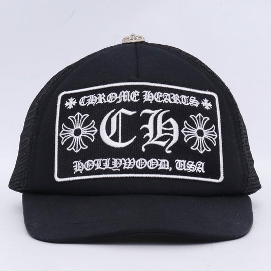 CHROME HEARTS Kids Trucker Cap Black Size ONE SIZE