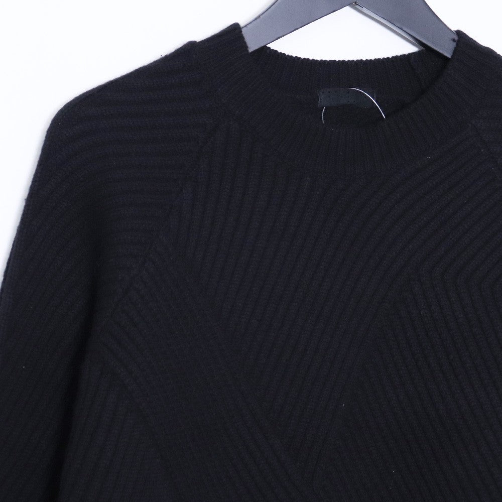 Devoa Wool Knit Sweater Black Size 3