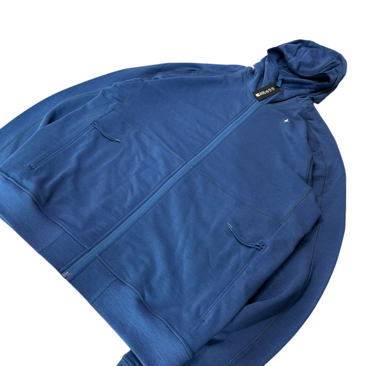 STONE ISLAND 24AW Stellina Zip Hoodie Logo Blue Size XL