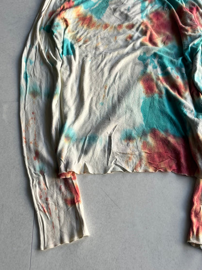 Ralph Lauren Multi Tie-Dye Long Sleeve Shirt Size XL