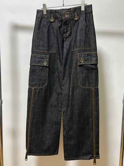 Dolce & Gabbana D&G 2000s Black Cotton Cargo Jeans