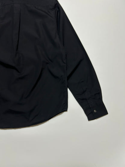 A.P.C. AW98 Plain Cotton Long Sleeve Shirt Black Size M