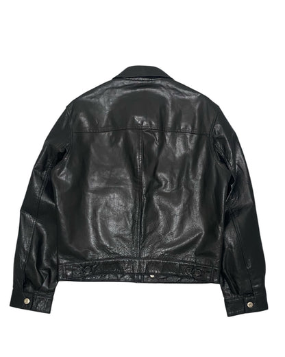COMME CA DU MODE AW96 Leather Jacket Black
