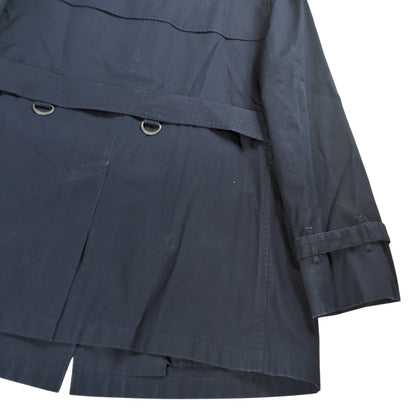 BURBERRY LONDON Dark Navy Short Trench Coat Size 44