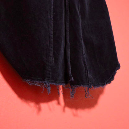 Comme des Garcons 04SS Velour Raw Edge Long Vest Size M