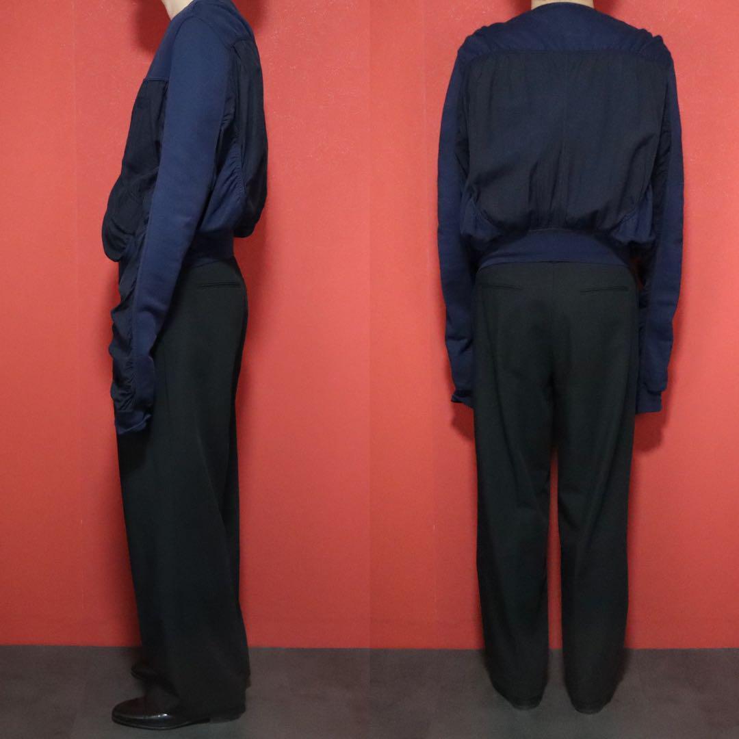 Haider Ackermann 17AW Collarless Jersey Zip Jacket Size XS