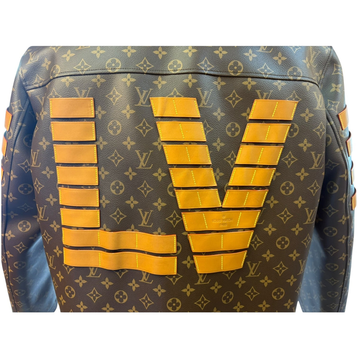 Louis Vuitton x Virgil Abloh 22SS Monogram Military Jacket Size L