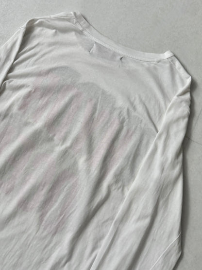 HYDROGEN White Cotton Long Sleeve T-Shirt Size L
