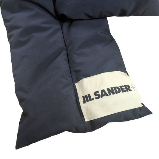 JIL SANDER Logo Patch Down Muffler Size UNI