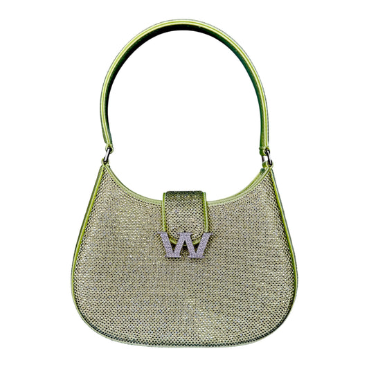 ALEXANDER WANG W Legacy Rhinestone Hobo Bag Size ONE SIZE