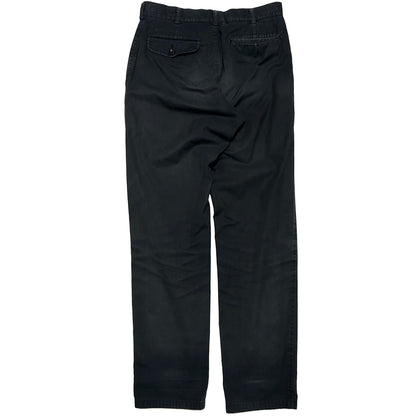 COMME DES GARCONS HOMME SS02 Cotton Trousers Navy Size S