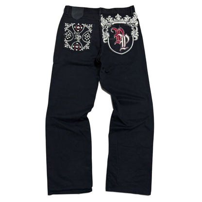 Pelle Pelle Black Denim Jeans Size 34