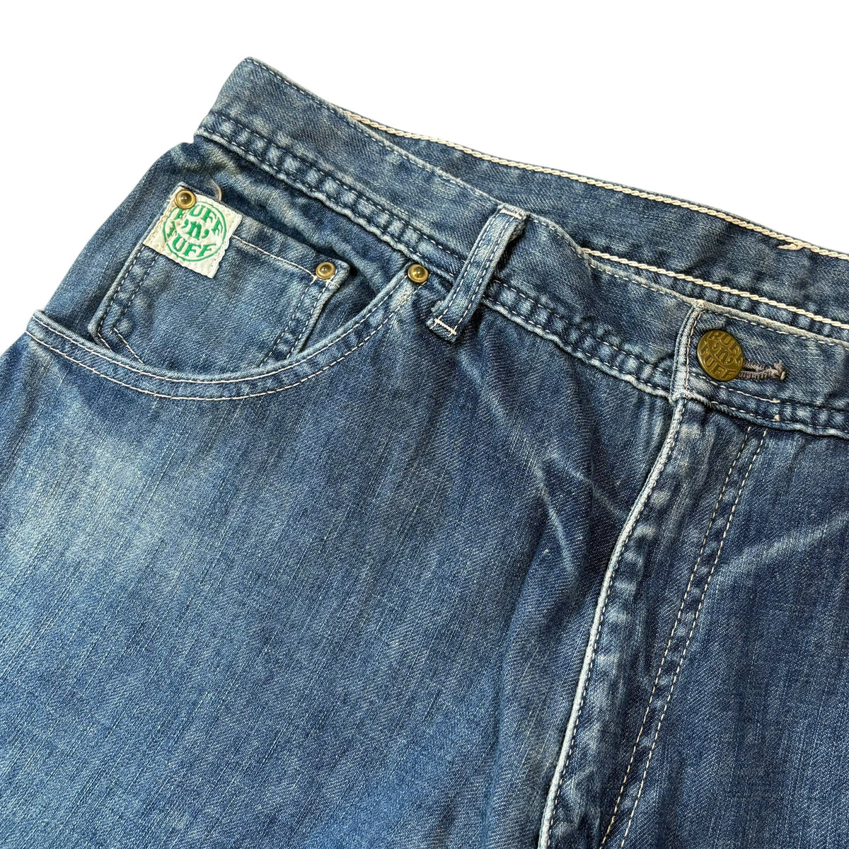 MASTERPIECE Ruff'n'TUFF Workwear Denim Jeans Size LARGE