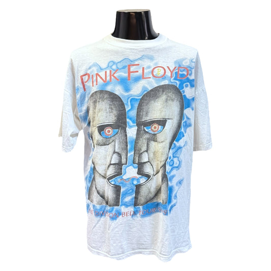 Pink Floyd 90s DIVISION BELL EUROPEAN TOUR Vintage T-Shirt Pink Size L