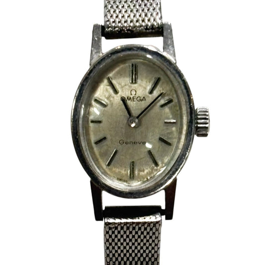 OMEGA Vintage Geneve Watch Silver
