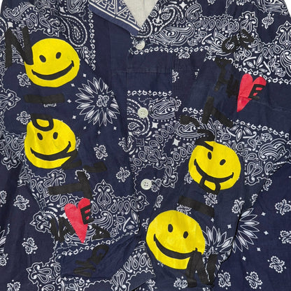 READYMADE BANDANA SLEEPING SHIRT NAVY Size 1