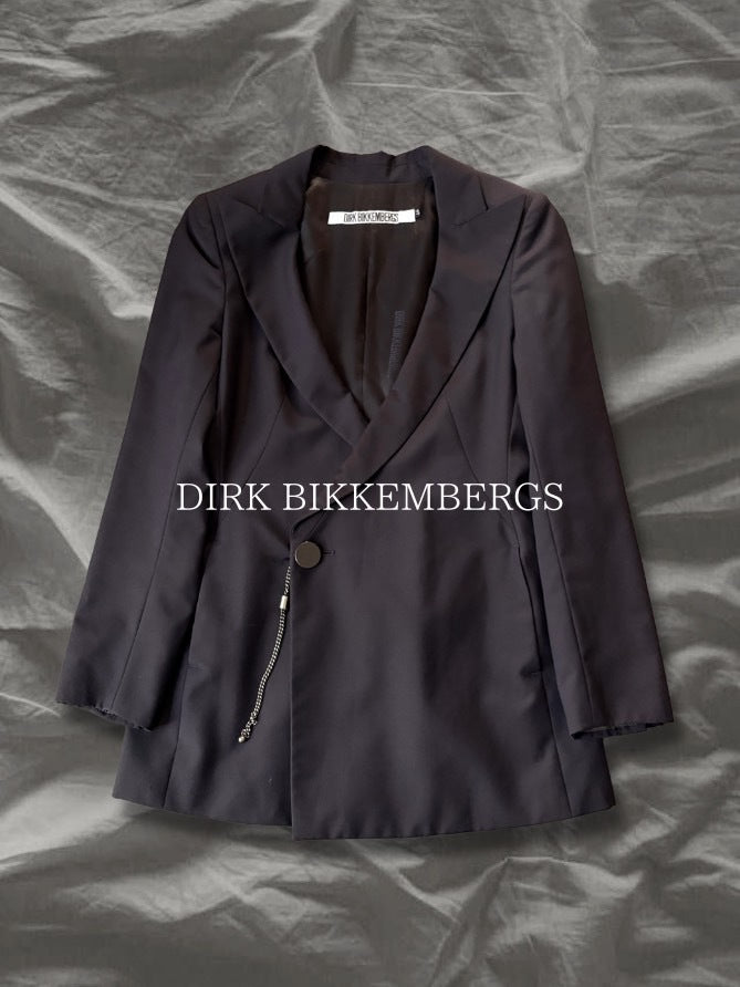 DIRK BIKKEMBERGS 90s Wool Sculptural Jacket M Size M