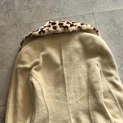 Junko Shimada Beige Leopard Jacket Size XS