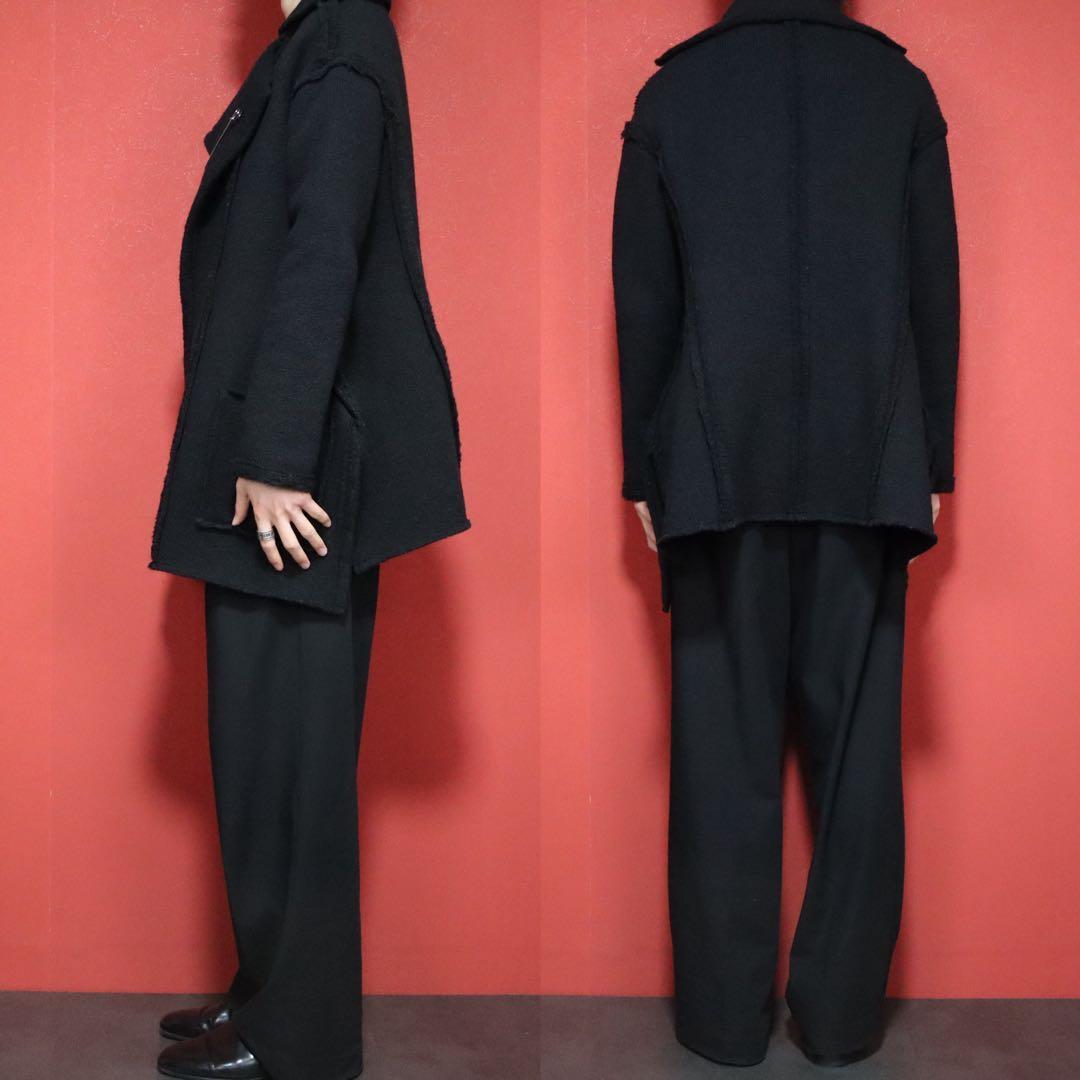 Limi Feu Inside-Out Safety Pin Deconstructed Coat Size 2