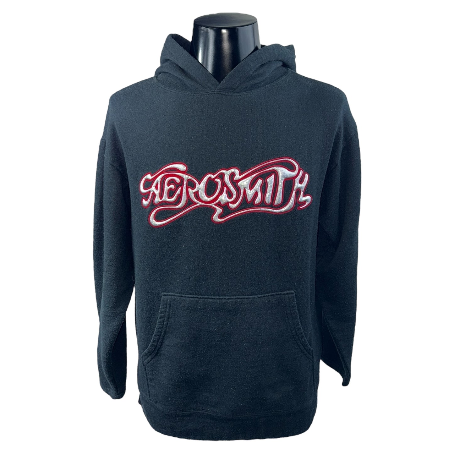 Aerosmith Metallic Puffy Logo Hoodie Size M