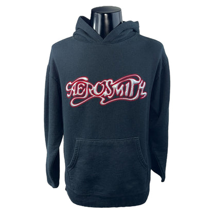 Aerosmith Metallic Puffy Logo Hoodie Size M