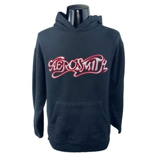 Aerosmith Metallic Puffy Logo Hoodie Size M