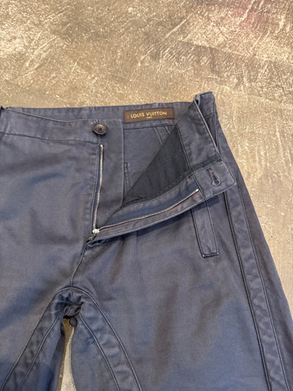 Louis Vuitton Navy Cotton Pants Size 36