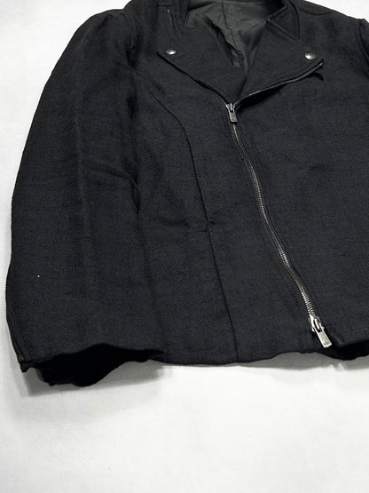 Diet Butcher Slim Skin Linen Double Rider Jacket Size 1