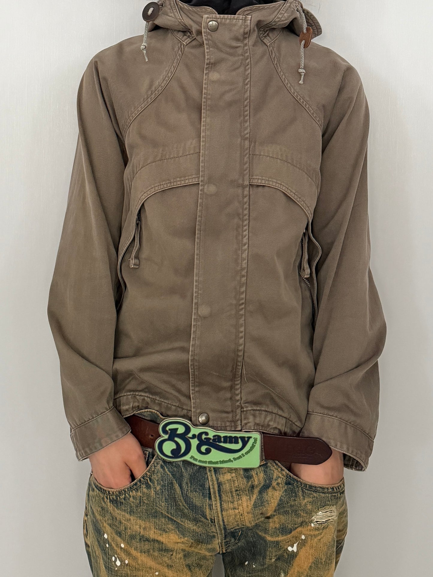 CABANE de ZUCCa Gimmick Jacket Brown Size S