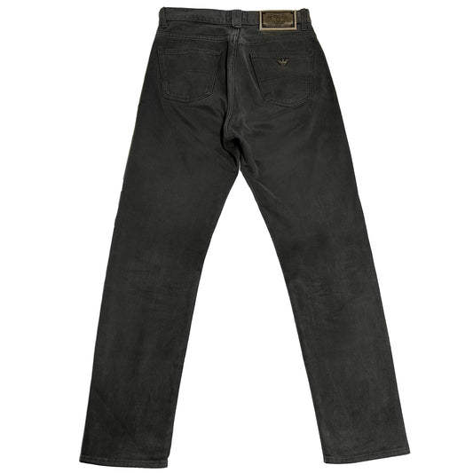 ARMANI JEANS 90s Moleskin Jeans Gray Size 28