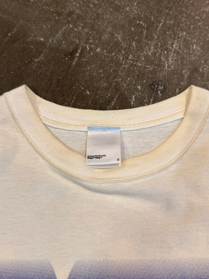 Swagger White Cotton T-Shirt Size L