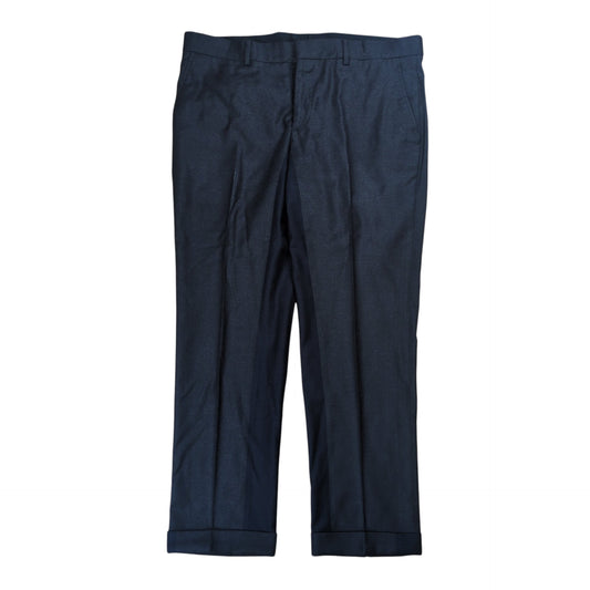HERMES Cashmere Blend Center Press Slacks Pants Size 46