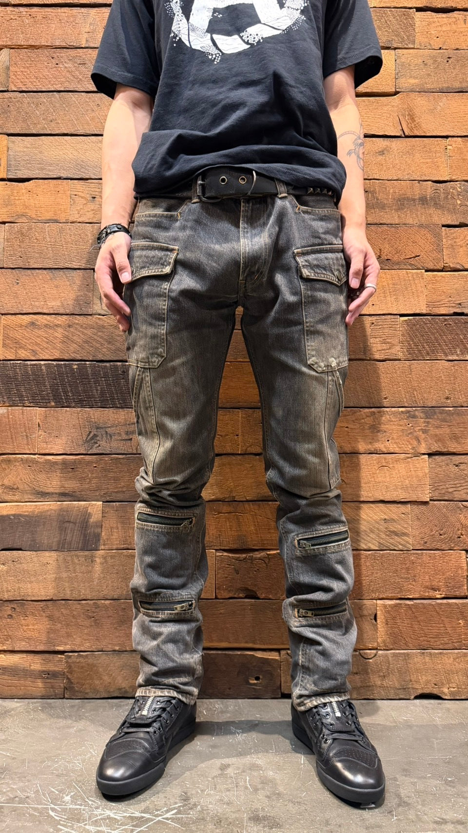 undercover 02AW Black Cotton Pants Size L