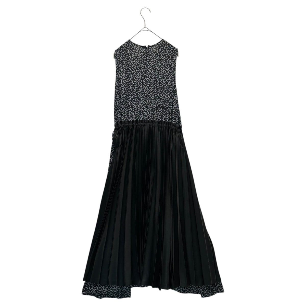noir kei ninomiya 19SS Floral Gathered Pleated Dress Size XS