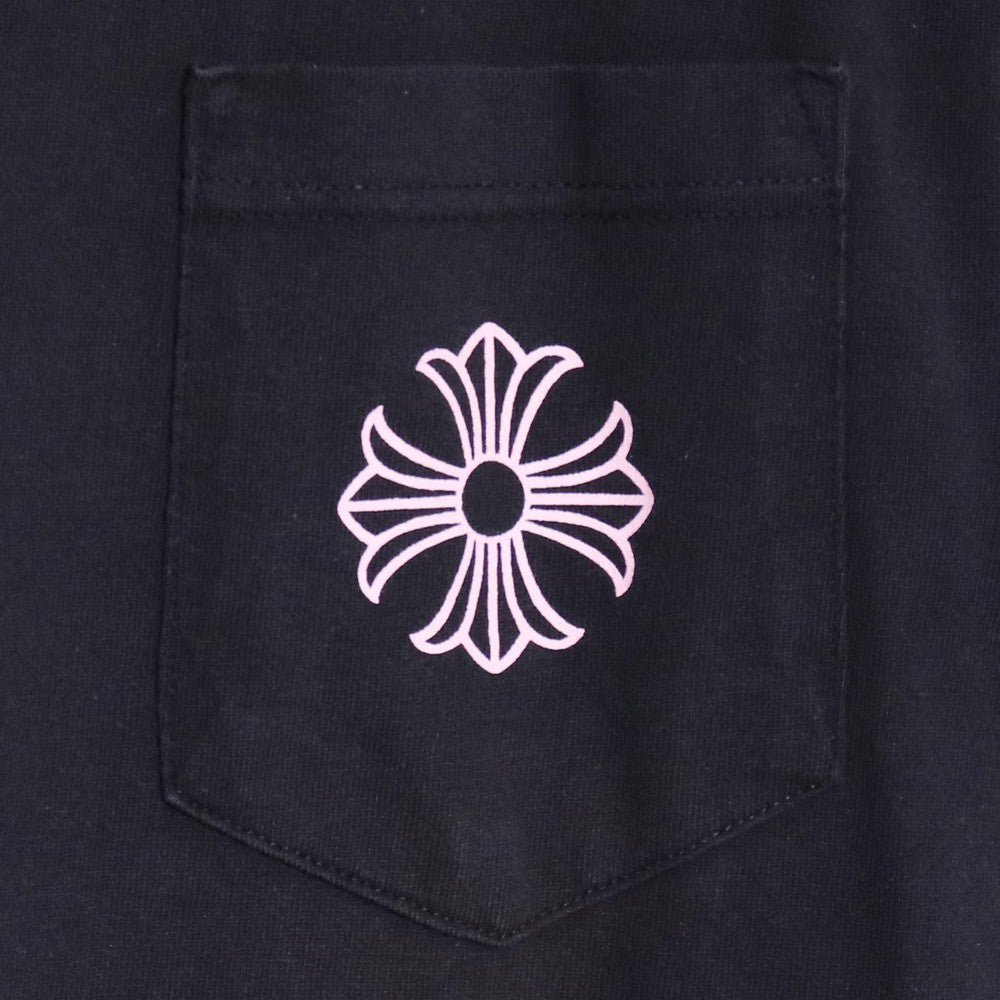 CHROME HEARTS Old CH Plus Crossprint T-Shirt Black Size S