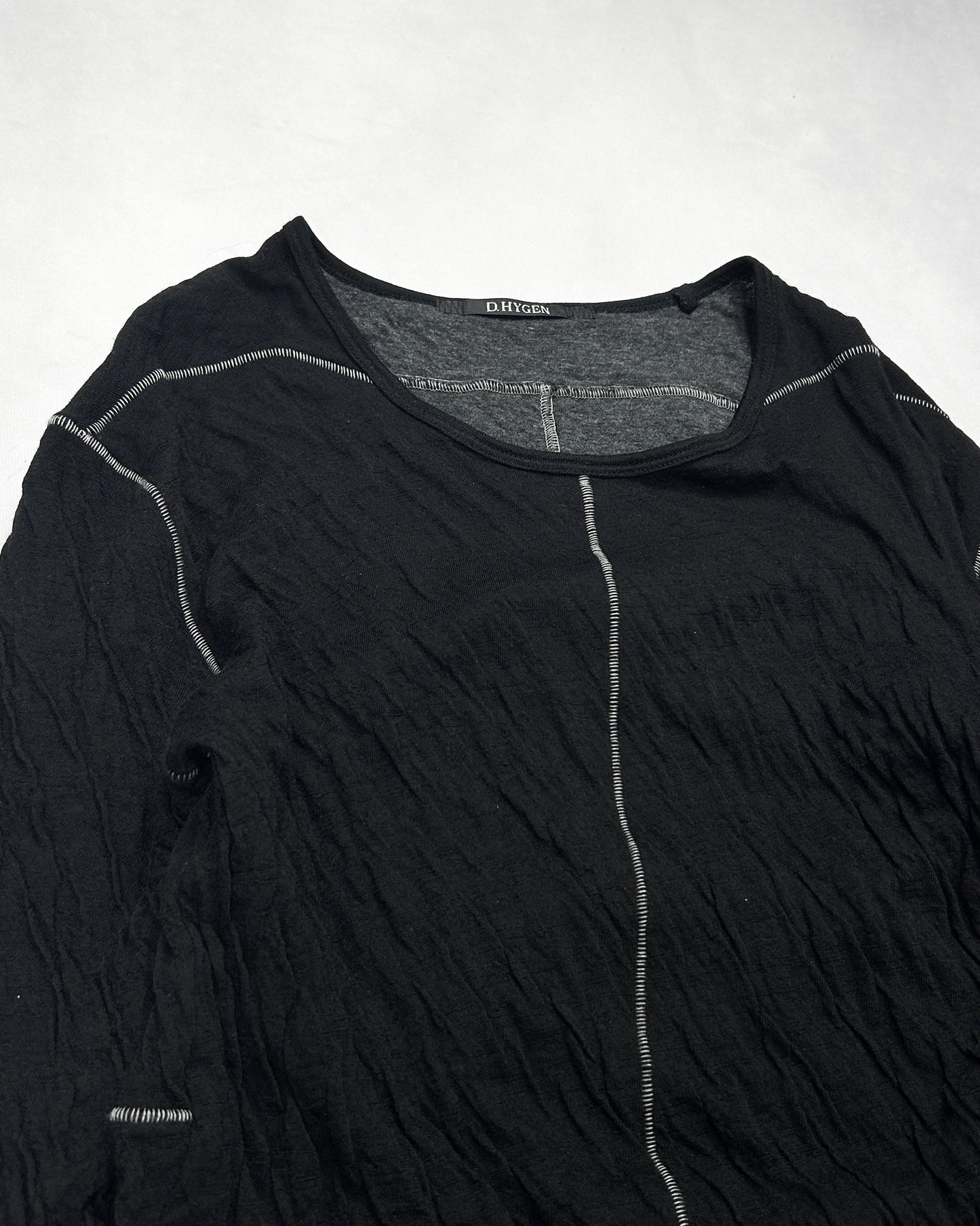 D.Hygen Double Face Layered Long Sleeve T-Shirt (FW23) Size 1