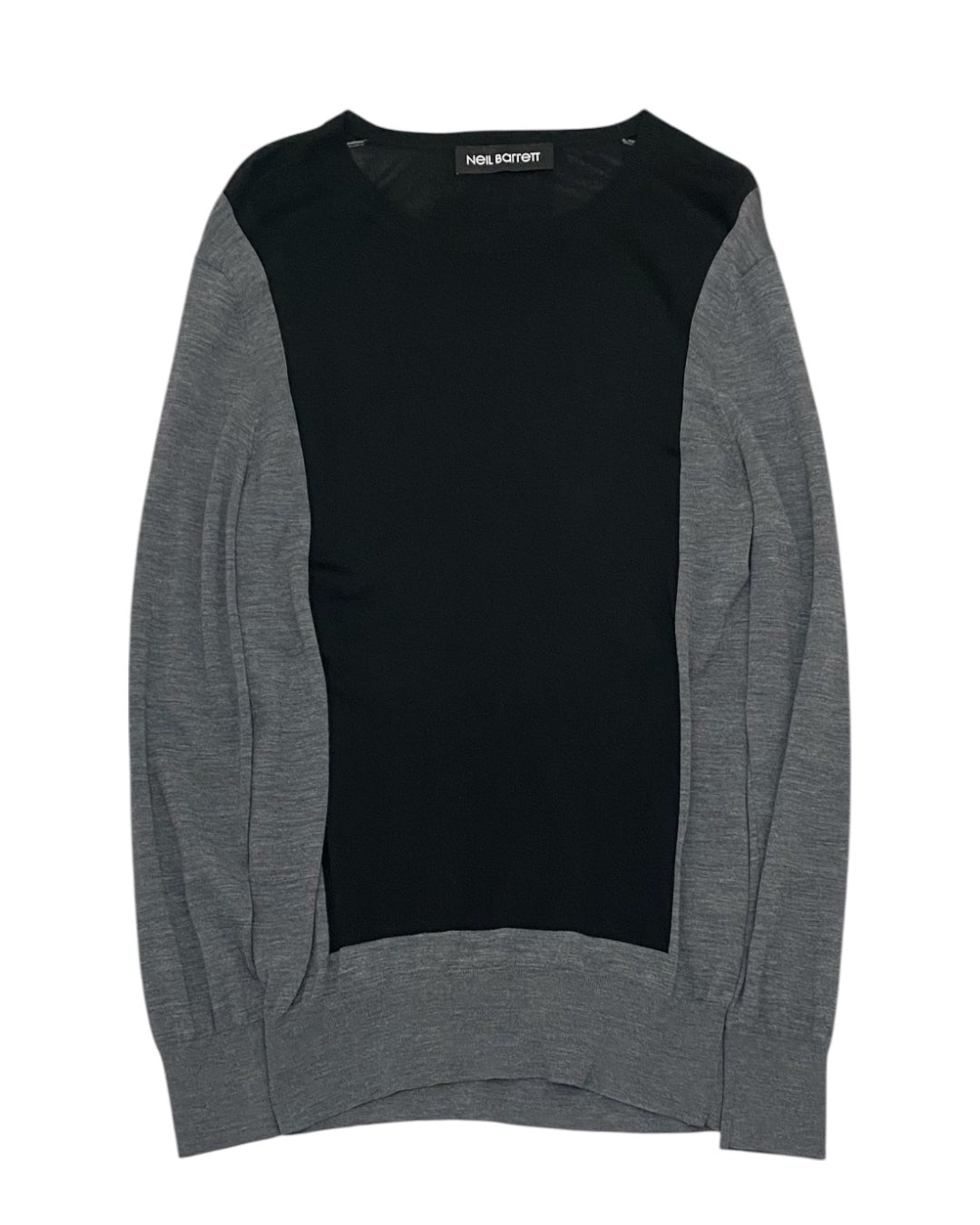 Neil Barrett Color Block Knit Sweater