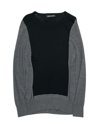 Neil Barrett Color Block Knit Sweater