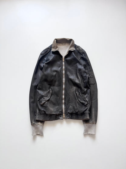 GIORGIO BRATO Leather Jacket Black