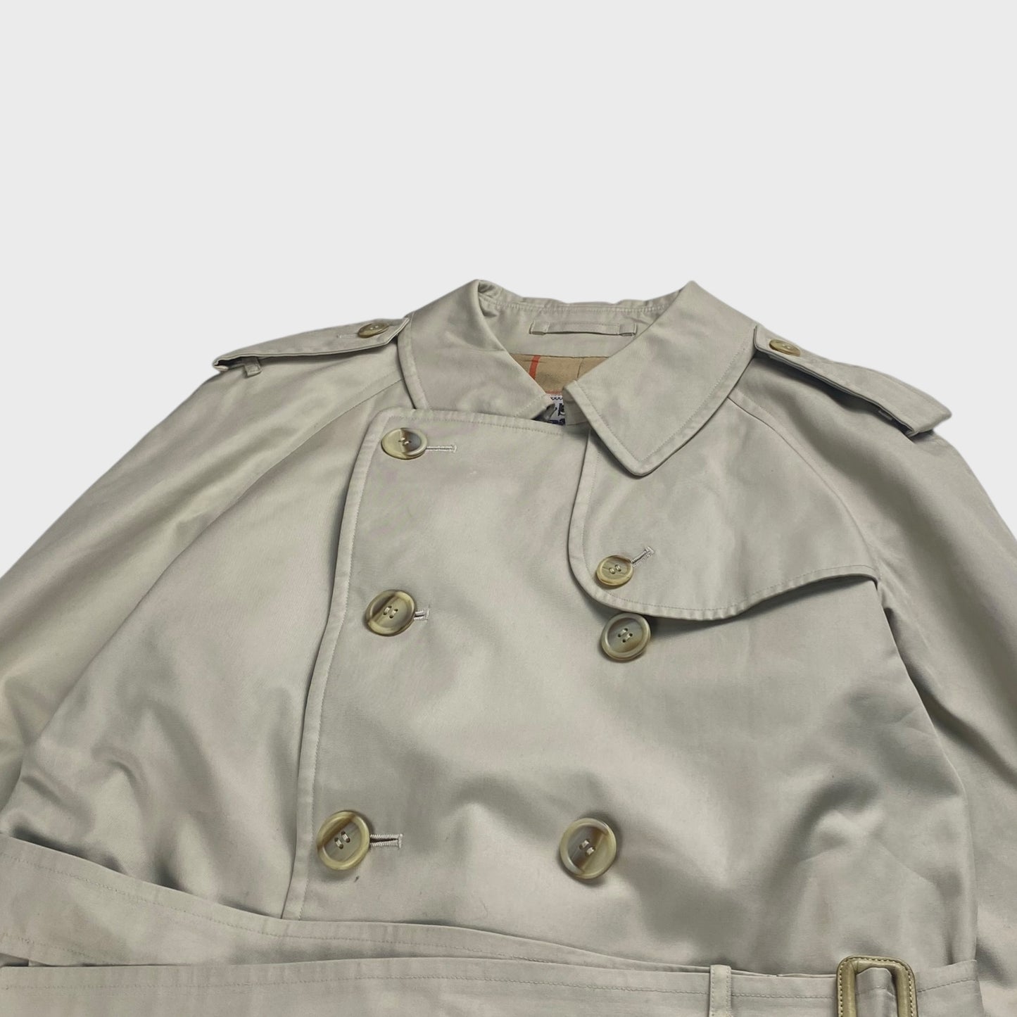 Burberrys' 90s Trench Coat White Size S