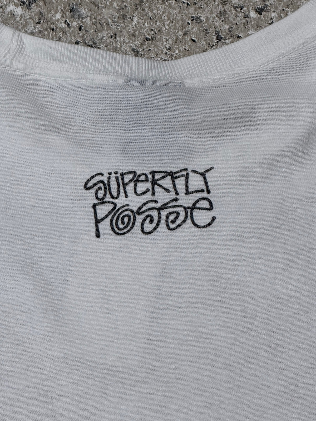 STUSSY CUSTOMADE "J.J. FAD" T-Shirt White Size XL