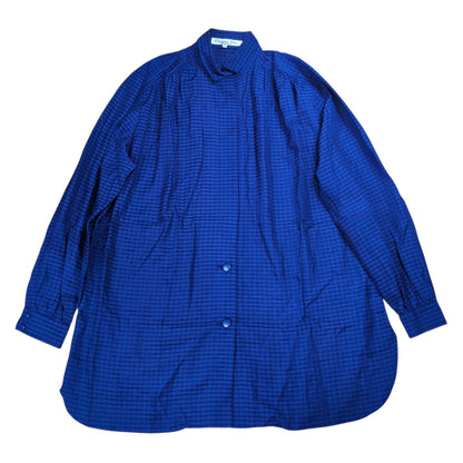Christian Dior 90s Shadow Check Rayon Shirt Purple Size M
