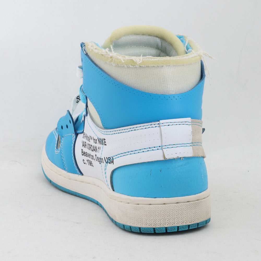Off-White Air Jordan 1 High UNC White Sneakers Size 26cm