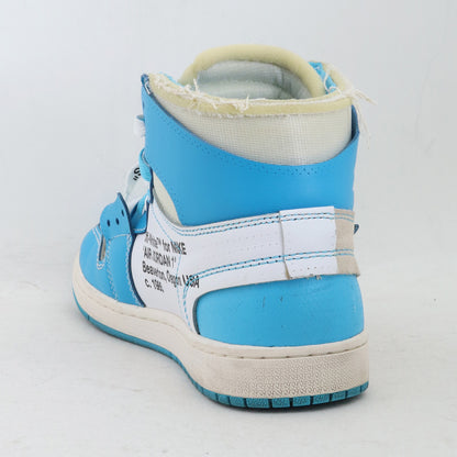 Off-White Air Jordan 1 High UNC White Sneakers Size 26cm