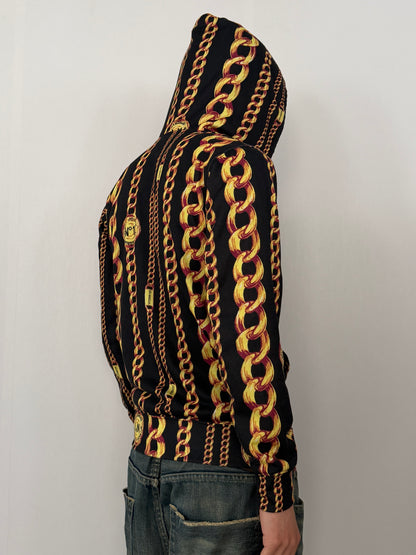 Joyrich Multi Graphic Double Zip Hoodie Polyester Size S