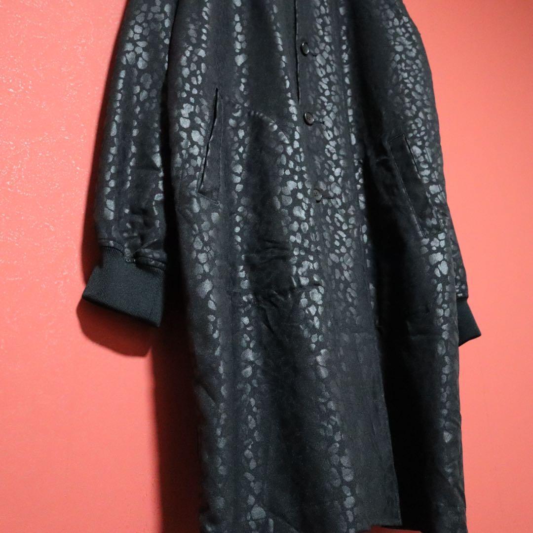 BLACK COMME des GARCONS 21AW Leopard Long Coat Size L