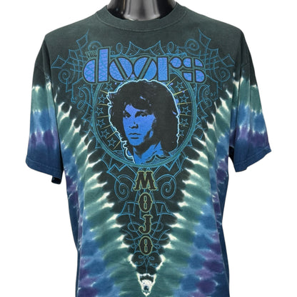 THE DOORS 00s Jim Morrison Tie-Dye T-Shirt Size L