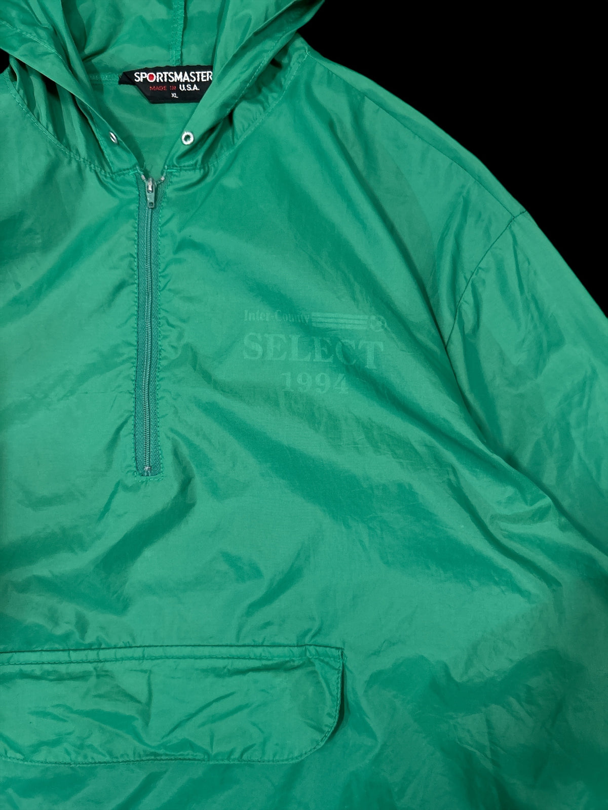 SPORTS 90s MASTER BODY NYLON ANORAK PARKER Green Size XL